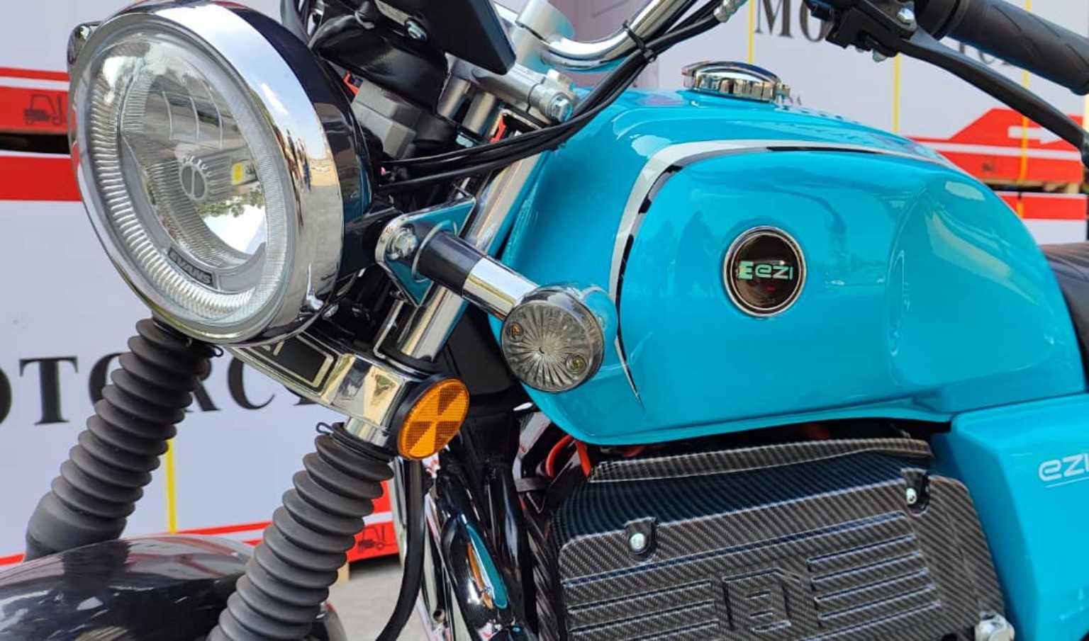 EZI headlight and bodywork detail